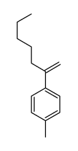 1-hept-1-en-2-yl-4-methylbenzene Structure