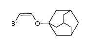 (Z)-1-(1-adamantyloxy)-2-bromoethene结构式