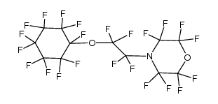 Perfluoro[4-(2-cyclohexyloxyethyl)morpholine] Structure