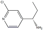 (S)-1-(2-Chloro-pyridin-4-yl)-propylamine结构式