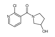 (2-Chloro-3-pyridinyl)(3-hydroxy-1-pyrrolidinyl)-methanone structure