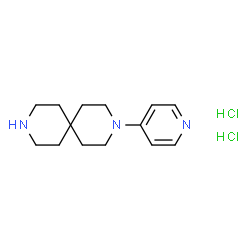 3-(pyridin-4-yl)-3,9-diazaspiro[5.5]undecane dihydrochloride structure