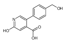 5-[4-(hydroxymethyl)phenyl]-2-oxo-1H-pyridine-4-carboxylic acid Structure