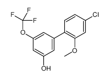 3-(4-chloro-2-methoxyphenyl)-5-(trifluoromethoxy)phenol Structure