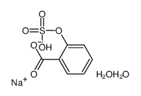 SODIUM SULFOSALICYLATE DIHYDRATE structure