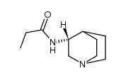 R-N-(Quinuclidinyl-3)-propionamide Structure