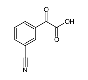 (3-cyanophenyl)(oxo)acetic acid Structure