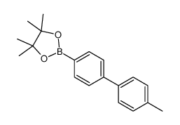 4,4,5,5-四甲基-2- [4-(4-甲基苯基)苯基]-1,3,2-二氧硼烷结构式