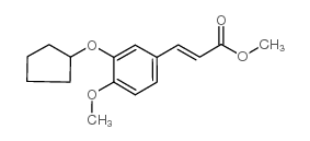 METHYL 3-[3-(CYCLOPENTYLOXY)-4-METHOXYPHENYL]ACRYLATE Structure