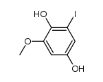 2-iodo-6-methoxybenzene-1,4-diol结构式