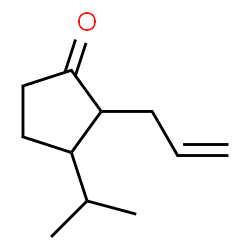 Cyclopentanone, 3-(1-methylethyl)-2-(2-propenyl)- (9CI) Structure