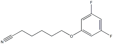 6-(3,5-difluorophenoxy)hexanenitrile Structure