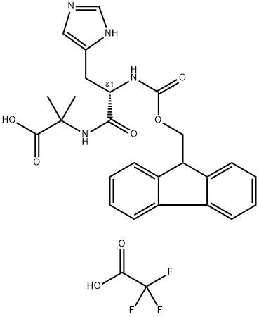 Fmoc-His-Aib-OH TFA Structure