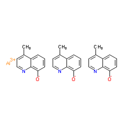 Aluminium tris(4-methyl-8-quinolinolate) Structure