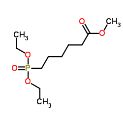 Methyl 6-(diethoxyphosphoryl)hexanoate structure