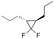 Cyclopropane, 1,1-difluoro-2,3-dipropyl-, trans- (9CI) picture