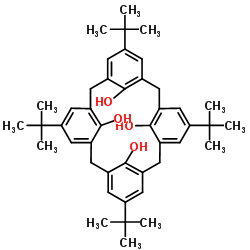 5,11,17,23-Tetra-t-butyl-25,26,27,28-tetrahydroxycalix-4-arene structure