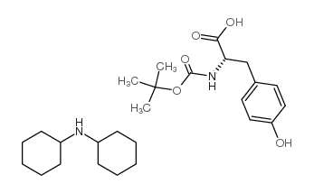 BOC-TYR-OH DCHA Structure