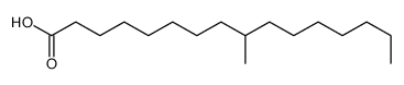 9-methylhexadecanoic acid结构式