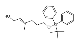 (E)-6-(tert-butyldiphenylsilyloxy)-3-methylhex-2-en-1-ol Structure