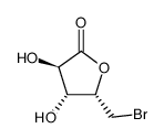 D-Xylonic acid, 5-bromo-5-deoxy-, gamma-lactone (9CI) Structure