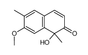 1-hydroxy-7-methoxy-1,6-dimethyl-1H-naphthalene-2-one Structure