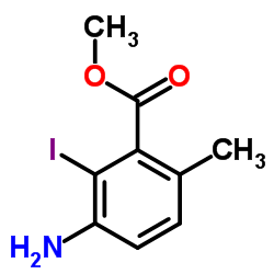 Methyl 3-amino-2-iodo-6-methylbenzoate Structure