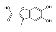 2-Benzofurancarboxylicacid,5,6-dihydroxy-3-methyl-(8CI) picture