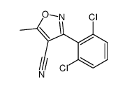 3-(2,6-二氯苯基)-5-甲基-4-异噁唑甲星空app结构式