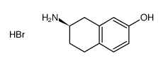 (R)-2-AMINO-7-HYDROXYTETRALIN HYBROMIDE结构式