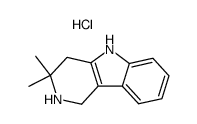 3,3-dimethyl-2,3,4,5-tetrahydro-1H-pyrido[4,3-b]indole hydrochloride Structure