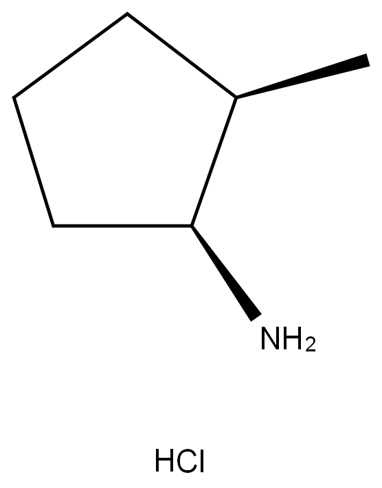 (1S,2R)-2-甲基环戊烷-1-胺盐酸盐结构式