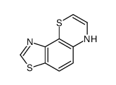 6H-Thiazolo[5,4-h][1,4]benzothiazine(8CI,9CI) Structure