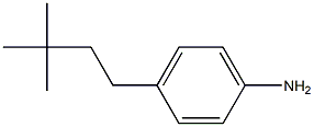 4-(3,3-二甲基丁基)苯胺结构式