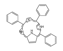 5,10,15-三苯甲酚结构式