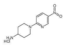 5'-Nitro-3,4,5,6-tetrahydro-2H-[1,2']bipyridinyl-4-ylamine hydrochloride structure