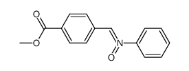 4-[(oxy-phenyl-imino)-methyl]-benzoic acid methyl ester Structure