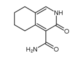 2,3,5,6,7,8-hexahydro-3-oxoisoquinoline-4-carboxamide结构式