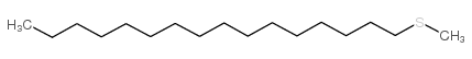 HEXADECYL METHYL SULFIDE结构式