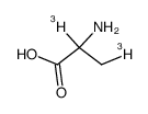 [2,3-3H]alanine结构式