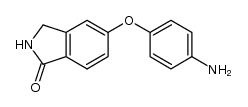 4-(1-oxoisoindolin-5-yloxy)aniline结构式