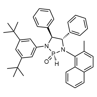 (2S,4S,5S)-1-(3,5-二叔丁基苯基)-3-(2-甲基萘-1-基)-4,5-二苯基-1,3,2-二氮杂磷啶2-氧化物图片