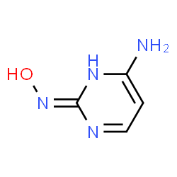 2(1H)-Pyrimidinone, 4-amino-, oxime (9CI) Structure