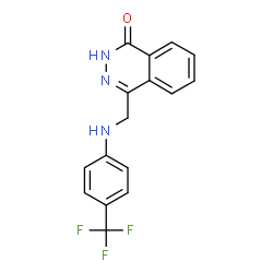 4-([4-(TRIFLUOROMETHYL)ANILINO]METHYL)-1(2H)-PHTHALAZINONE picture