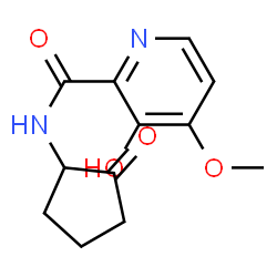 2-Pyridinecarboxamide,3-hydroxy-4-methoxy-N-(2-oxocyclopentyl)-(9CI) Structure