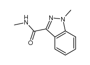 N,1-dimethyl-1H-indazole-3-carboxamide结构式