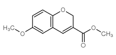 6-METHOXY-2H-CHROMENE-3-CARBOXYLIC ACID METHYL ESTER structure