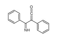 3-imino-2,3-diphenylprop-1-en-1-one结构式