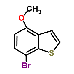 7-Bromo-4-methoxy-1-benzothiophene结构式