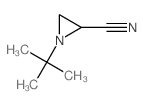 1-tert-butylaziridine-2-carbonitrile Structure